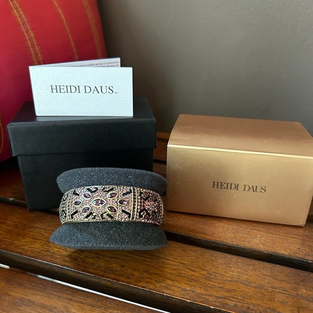 HEIDI DAUS Everlasting Elegance Watch/Bangle - Amethyst - Picture 5 of 8